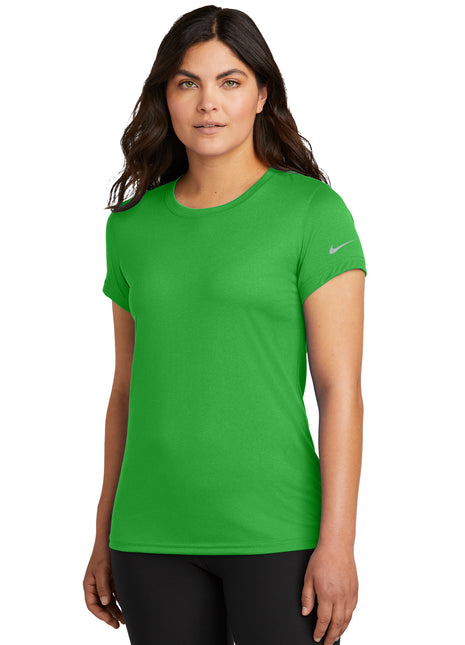 Nike Women's Swoosh Sleeve rLegend Tee NKDX8734 - Apple Green | Nike