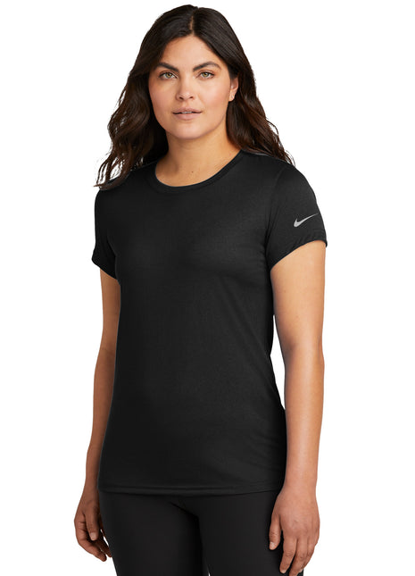 Nike Women's Swoosh Sleeve rLegend Tee NKDX8734 - Black | Nike