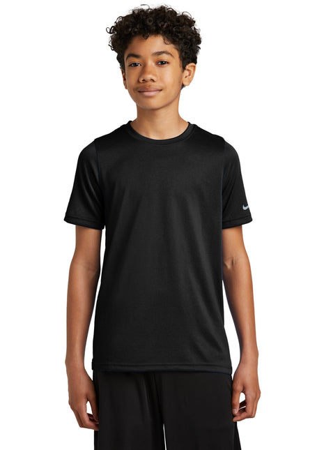 Nike Youth Swoosh Sleeve rLegend Tee NKDX8787 - Black | Nike