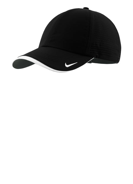 Nike Dri-FIT Perforated Performance Cap NKFB6445 - Black/ White | Nike