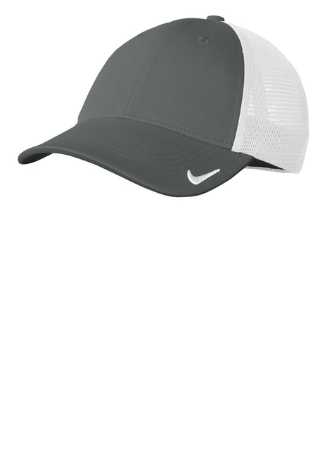 Nike Stretch-to-Fit Mesh Back Cap NKFB6448 - Anthracite/ White | Nike