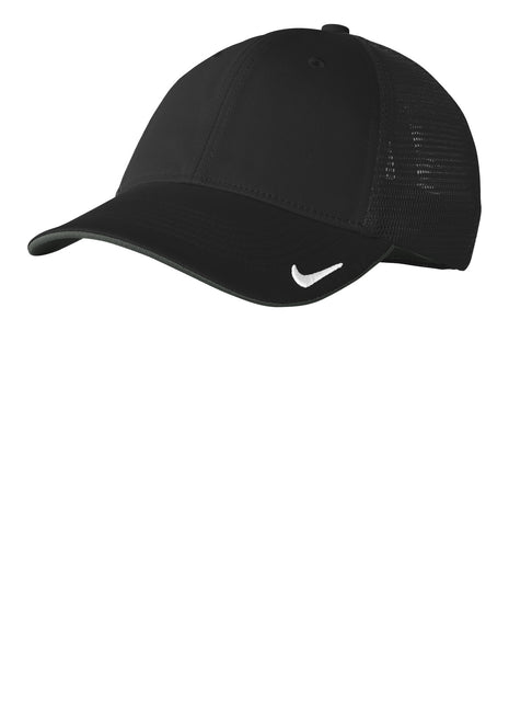 Nike Stretch-to-Fit Mesh Back Cap NKFB6448 - Black/ Black | Nike