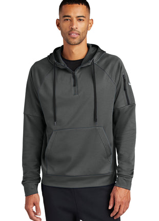 Nike Therma-FIT Pocket 1/4-Zip Fleece Hoodie NKFD9742 - Anthracite | Nike