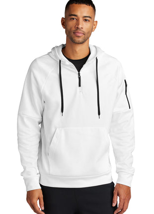 Nike Therma-FIT Pocket 1/4-Zip Fleece Hoodie NKFD9742 - White | Nike