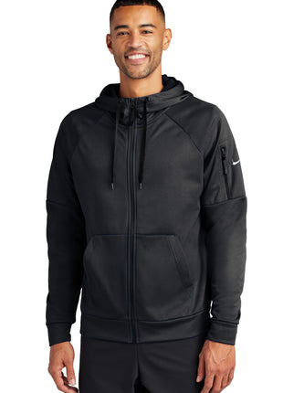 Nike Therma-FIT Pocket Full-Zip Fleece Hoodie NKFD9859 - Black | Nike