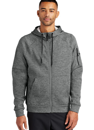 Nike Therma-FIT Pocket Full-Zip Fleece Hoodie NKFD9859 - Charcoal Heather | Nike