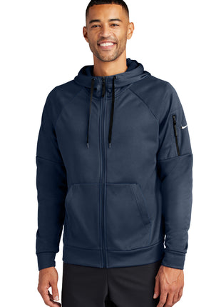 Nike Therma-FIT Pocket Full-Zip Fleece Hoodie NKFD9859 - Navy | Nike