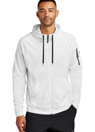 Nike Therma-FIT Pocket Full-Zip Fleece Hoodie NKFD9859 - White | Nike