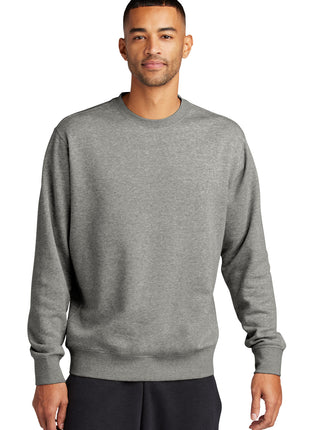Nike Club Fleece Sleeve Swoosh Crew NKFD9863 - Dark Grey Heather | Nike