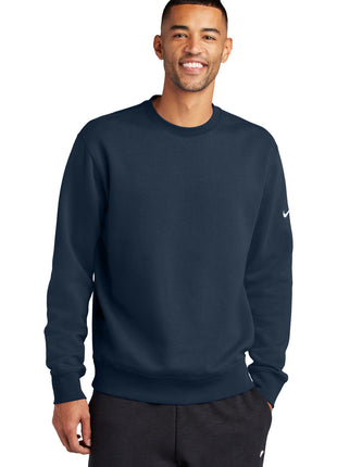 Nike Club Fleece Sleeve Swoosh Crew NKFD9863 - Midnight Navy | Nike