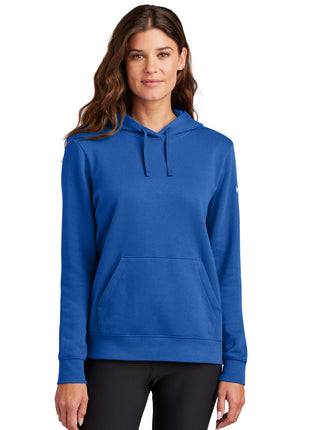 Nike Women's Club Fleece Sleeve Swoosh Pullover Hoodie NKFD9889 - Game Royal | Nike