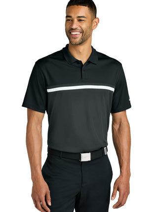 Nike Dri-FIT Victory Colorblock Polo NKFQ3968 - Black/ Anthracite/ White | Nike