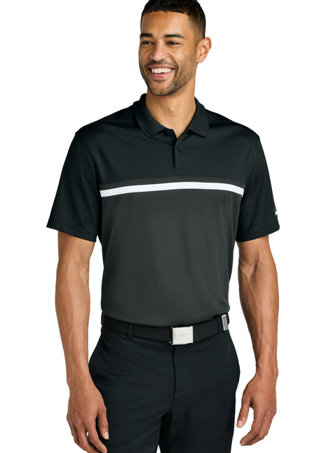 Nike Dri-FIT Victory Colorblock Polo NKFQ3968 - Black/ Anthracite/ White | Nike