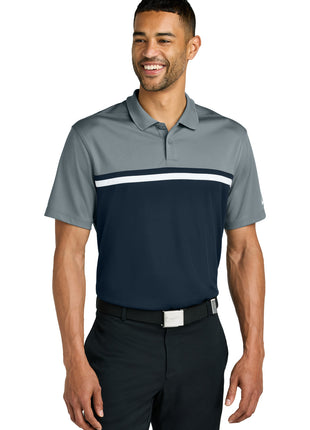 Nike Dri-FIT Victory Colorblock Polo NKFQ3968 - Cool Grey/ Navy/ White | Nike