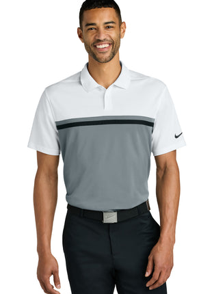 Nike Dri-FIT Victory Colorblock Polo NKFQ3968 - White/ Cool Grey/ Black | Nike