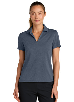 Nike Women's Dri-FIT Smooth Heather Polo NKFQ4793 - Navy Heather | Nike
