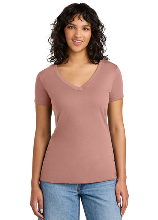 Next Level Apparel® Women's Ideal V-Neck Tee NL1540 - Desert Pink | Next Level Apparel