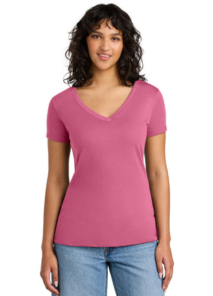 Next Level Apparel® Women's Ideal V-Neck Tee NL1540 - Hot Pink | Next Level Apparel