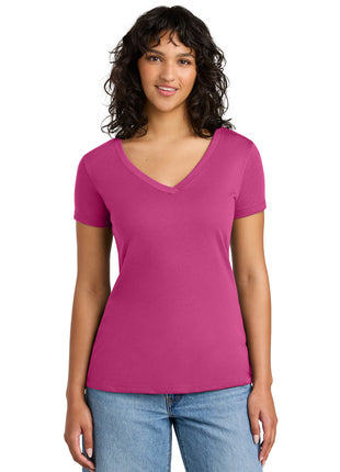 Next Level Apparel® Women's Ideal V-Neck Tee NL1540 - Raspberry | Next Level Apparel