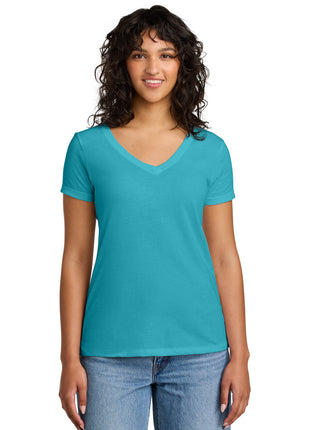 Next Level Apparel® Women's Ideal V-Neck Tee NL1540 - Tahiti Blue | Next Level Apparel