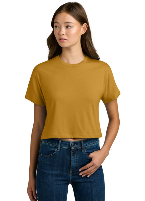 Next Level Apparel® Women's Ideal Crop Top NL1580 - Antique Gold | Next Level Apparel