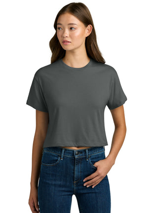 Next Level Apparel® Women's Ideal Crop Top NL1580 - Dark Gray | Next Level Apparel