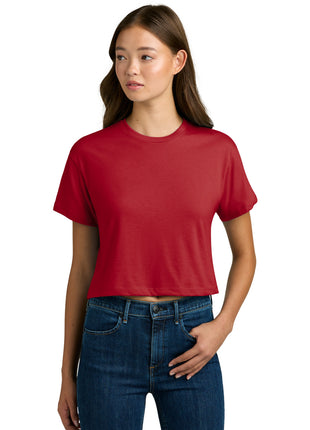 Next Level Apparel® Women's Ideal Crop Top NL1580 - Red | Next Level Apparel