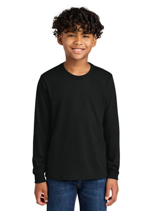 Next Level Apparel® Youth Cotton Long Sleeve Tee NL3311 - Black | Next Level Apparel