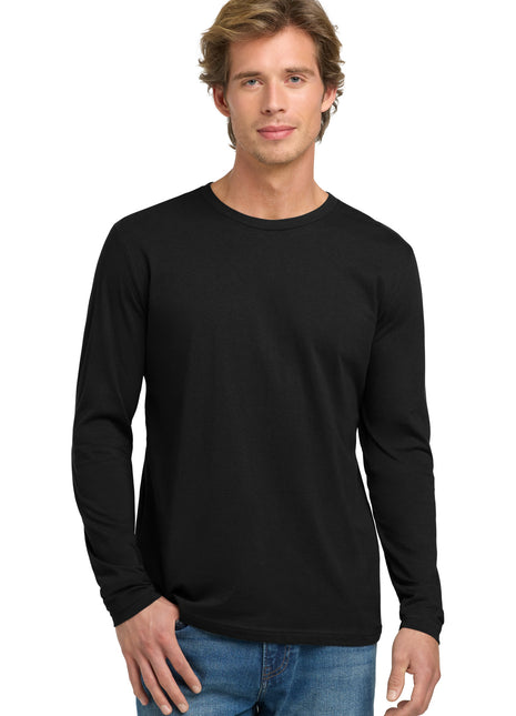 Next Level Apparel® Cotton Long Sleeve Tee. NL3601 - Black | Next Level Apparel