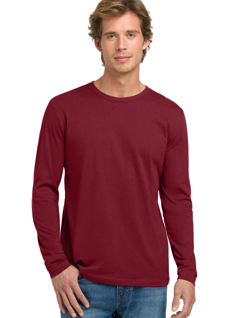 Next Level Apparel® Cotton Long Sleeve Tee. NL3601 - Cardinal | Next Level Apparel
