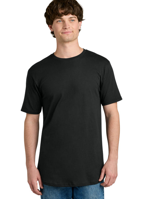 Next Level Apparel® Cotton Long Body Tee NL3602 - Black | Next Level Apparel