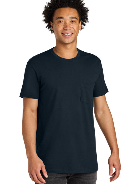 Next Level Apparel® Cotton Pocket Tee NL3605 - Midnight Navy | Next Level Apparel