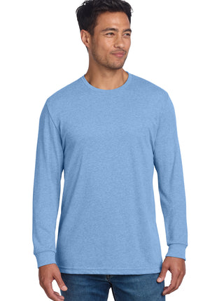 Next Level Apparel® Adult CVC Long Sleeve Tee NL6211 - Heather Columbia Blue | Next Level Apparel