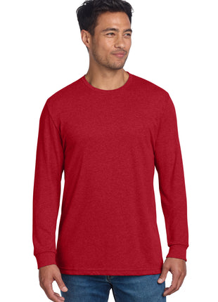Next Level Apparel® Adult CVC Long Sleeve Tee NL6211 - Red | Next Level Apparel