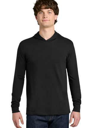 Next Level Apparel® CVC Long Sleeve Hoodie NL6221 - Black | Next Level Apparel