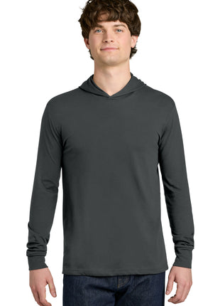 Next Level Apparel® CVC Long Sleeve Hoodie NL6221 - Charcoal | Next Level Apparel