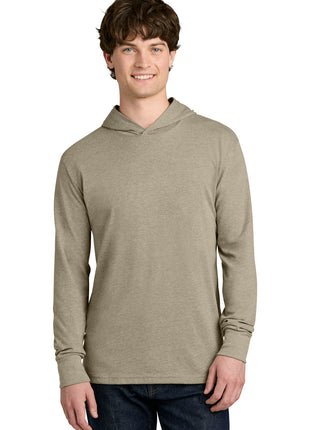 Next Level Apparel® CVC Long Sleeve Hoodie NL6221 - Heather Tan | Next Level Apparel