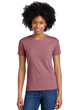 Next Level Apparel® Women's CVC Relaxed Tee NL6600 - Heather Mauve | Next Level Apparel
