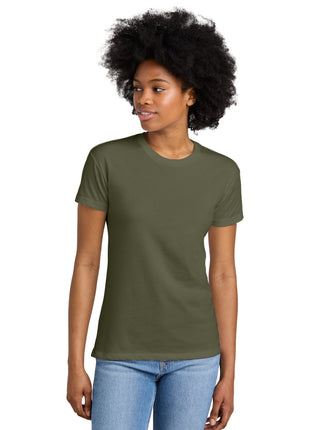 Next Level Apparel® Women's CVC Relaxed Tee NL6600 - Military Green | Next Level Apparel