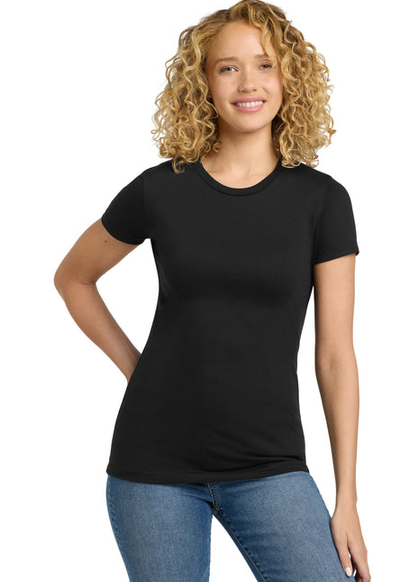 Next Level Apparel®  Women's CVC Tee. NL6610 - Black | Next Level Apparel
