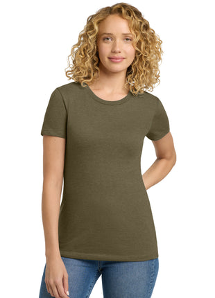 Next Level Apparel®  Women's CVC Tee. NL6610 - Military Green | Next Level Apparel