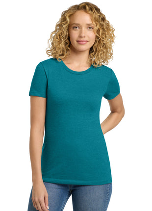 Next Level Apparel®  Women's CVC Tee. NL6610 - Teal | Next Level Apparel