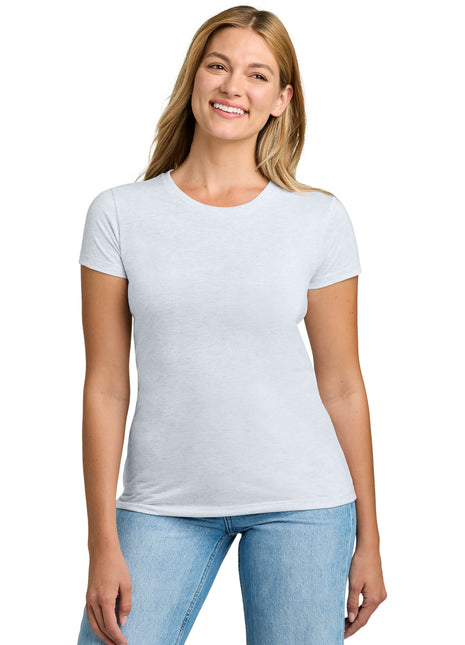 Next Level Apparel®  Women's Tri-Blend Tee. NL6710 - Heather White | Next Level Apparel