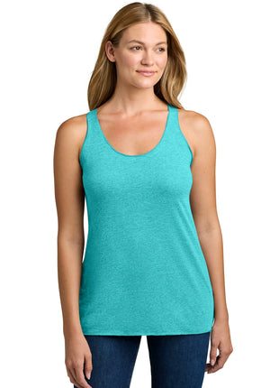 Next Level Apparel®  Women's Tri-Blend Racerback Tank. NL6733 - Tahiti Blue | Next Level Apparel