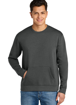 Next Level Apparel® Santa Barbara Pocket Sweatshirt NL9001 - Heavy Metal | Next Level Apparel