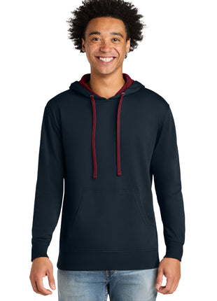 Next Level Apparel® Laguna Hoodie NL9301 - Midnight Navy/ Cardinal | Next Level Apparel