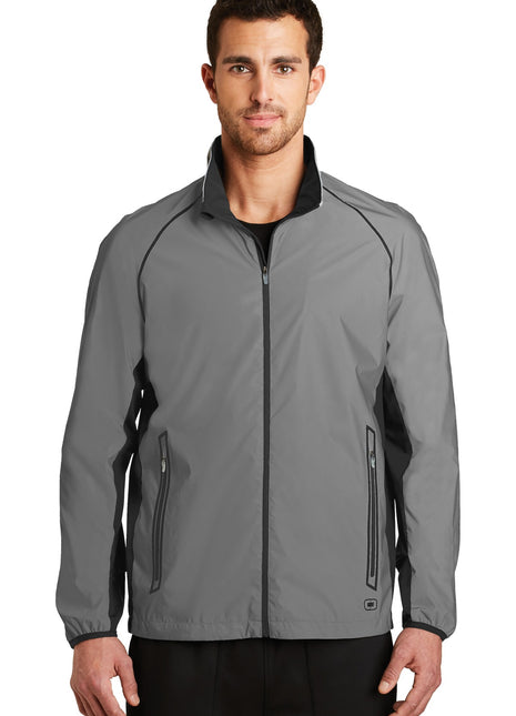 OGIO® Flash Jacket. OE711 - Reflective/ Blacktop | OGIO