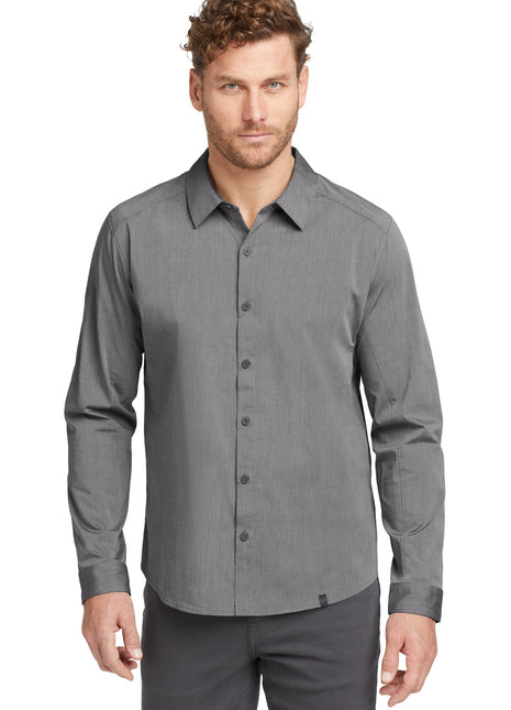 OGIO ® Commuter Woven Shirt. OG1002 - Gear Grey Heather | OGIO