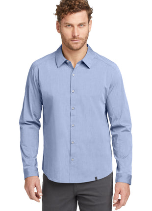 OGIO ® Commuter Woven Shirt. OG1002 - Metal Blue Heather | OGIO