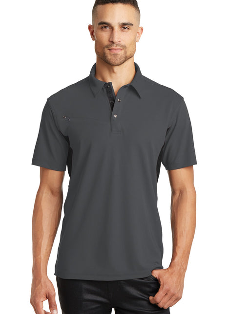 OGIO® - Accelerator Polo. OG102 - Diesel Grey/ Blacktop | OGIO